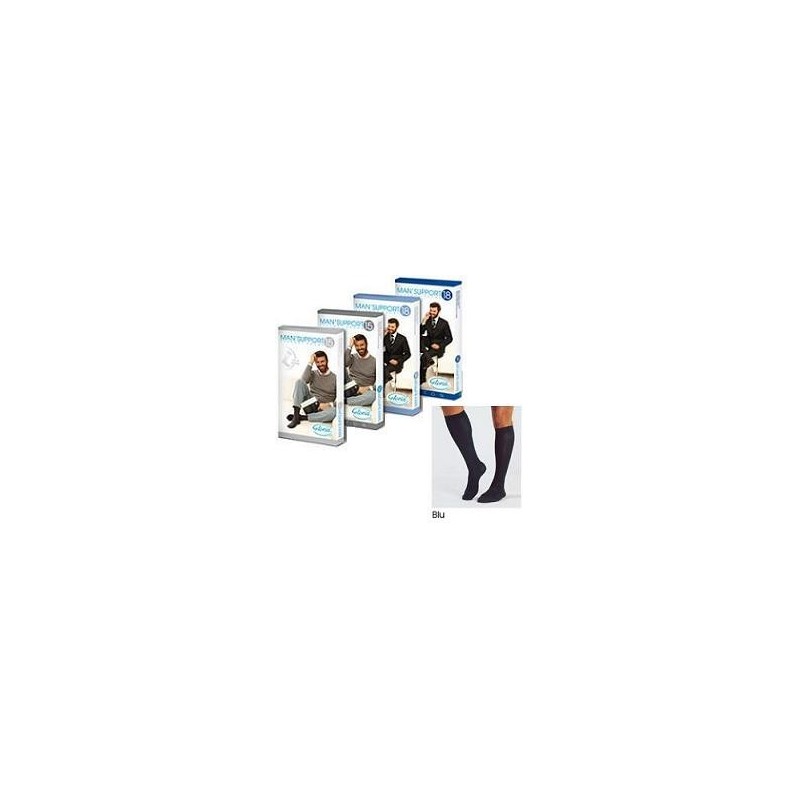 Man support 18 cotone gambaletto 18 blu 3 Man support 18 cotone gambaletto 18 blu 3