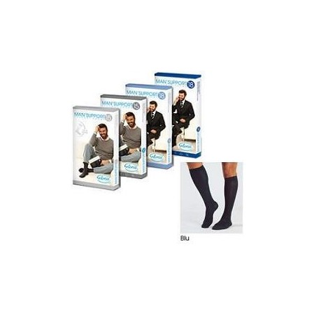Man support 18 cotone gambaletto 18 blu 5