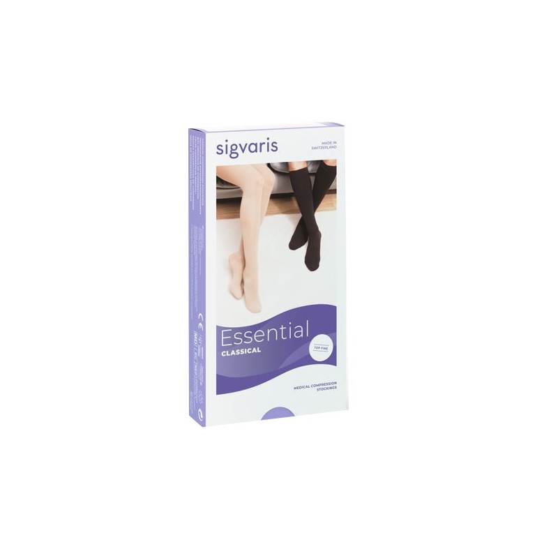 Sigvaris 702 ccl2 tfq collant top fine corto punta chiusa crispa l