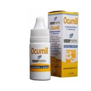 Soluzione lubrificante ocumill camomilla malva 15 ml