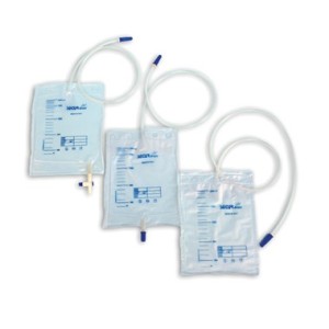 Sacca di drenaggio da letto per incontinenza securdrainvia con valvola e rubinetto 130 cm 30 pezzi