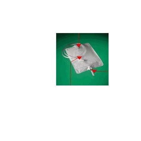 Sacca letto riutilizzabile conveen capacita' 1500ml lunghezza tubo 90cm con scarico 8 pezzi articolo 5062