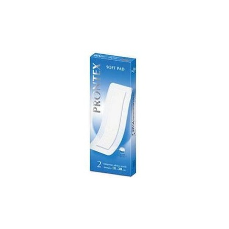 Garza compressa prontex soft pad 10x30 cm 2 pezzi