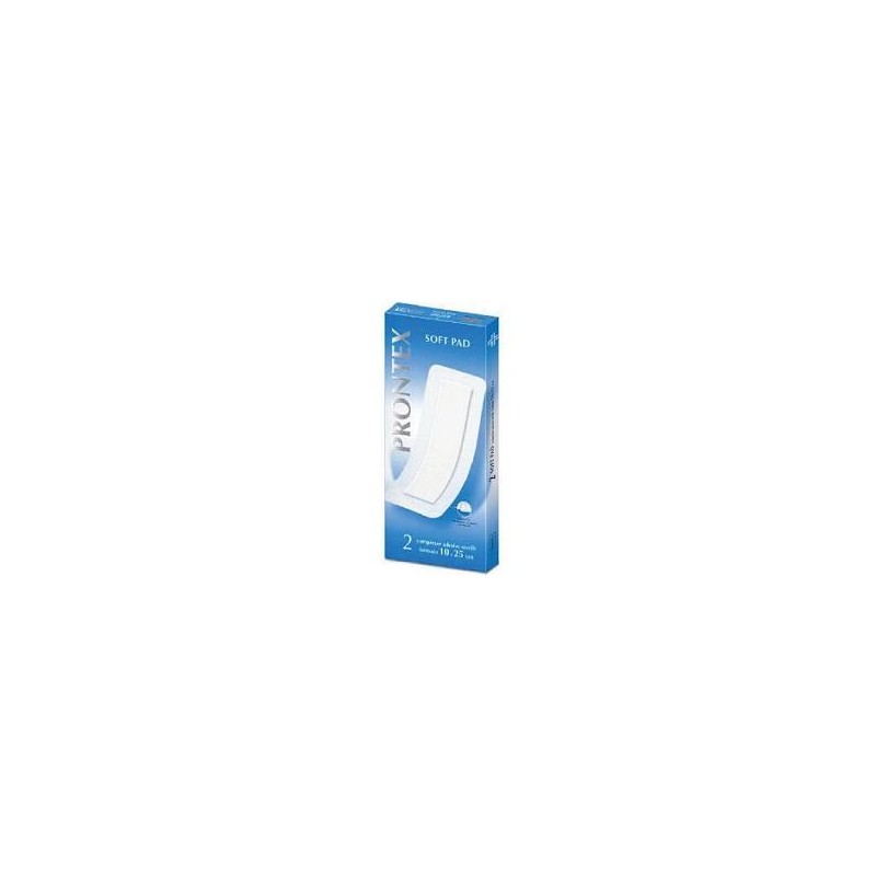 Garza compressa prontex soft pad 10x25 cm 2 pezzi