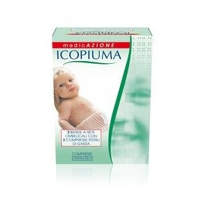 Benda icopiuma a compressione fisiologica rete ombelicale con garze sterili 1 pezzo
