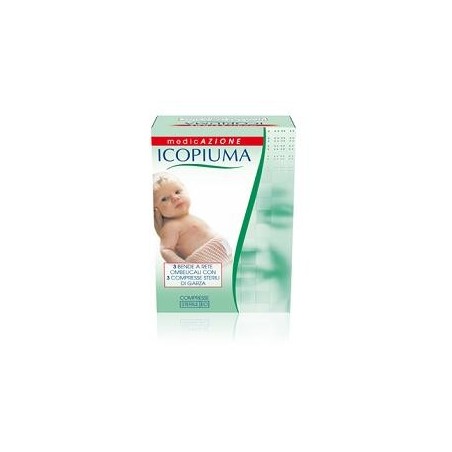 Benda icopiuma a compressione fisiologica rete ombelicale con garze sterili 1 pezzo