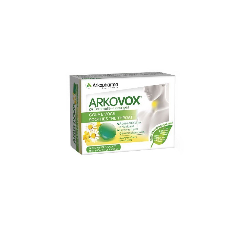Arkovox menta/eucalipto 24 caramelle