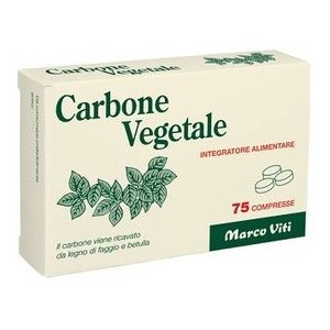 Carbone vegetale 25 compresse