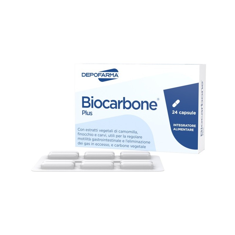 Biocarbone plus 24 capsule