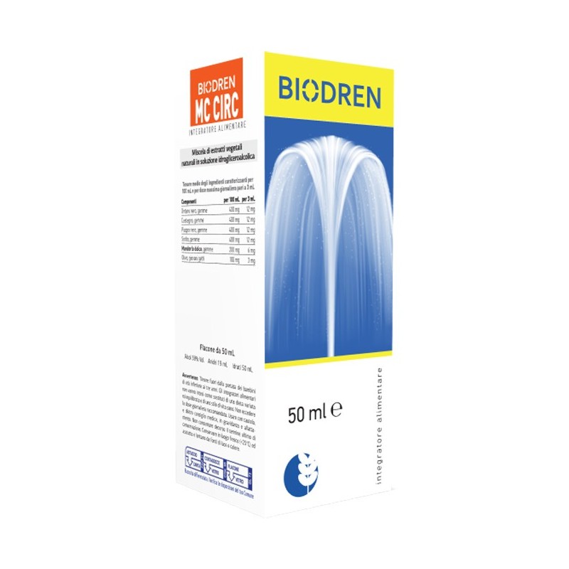 Biodren mc circ soluzione idroalcolica 50 ml Biodren mc circ soluzione idroalcolica 50 ml