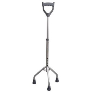 Tripode brio in alluminio anodizzato con manico chiuso impugnatura anatomica