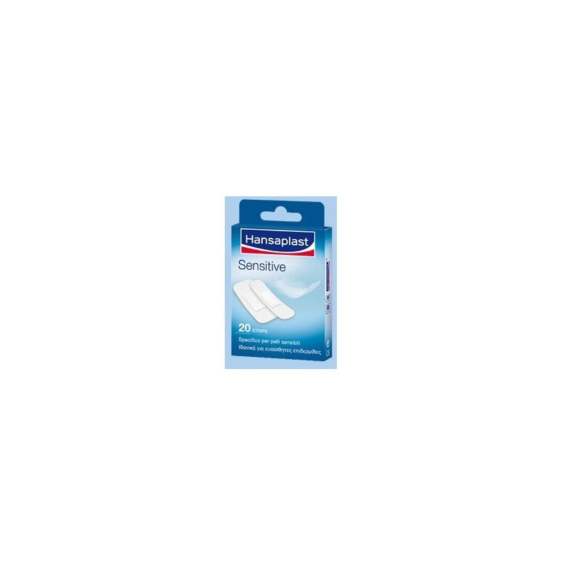 Cerotto hansaplast sensitive 2 formati assortiti 20 pezzi