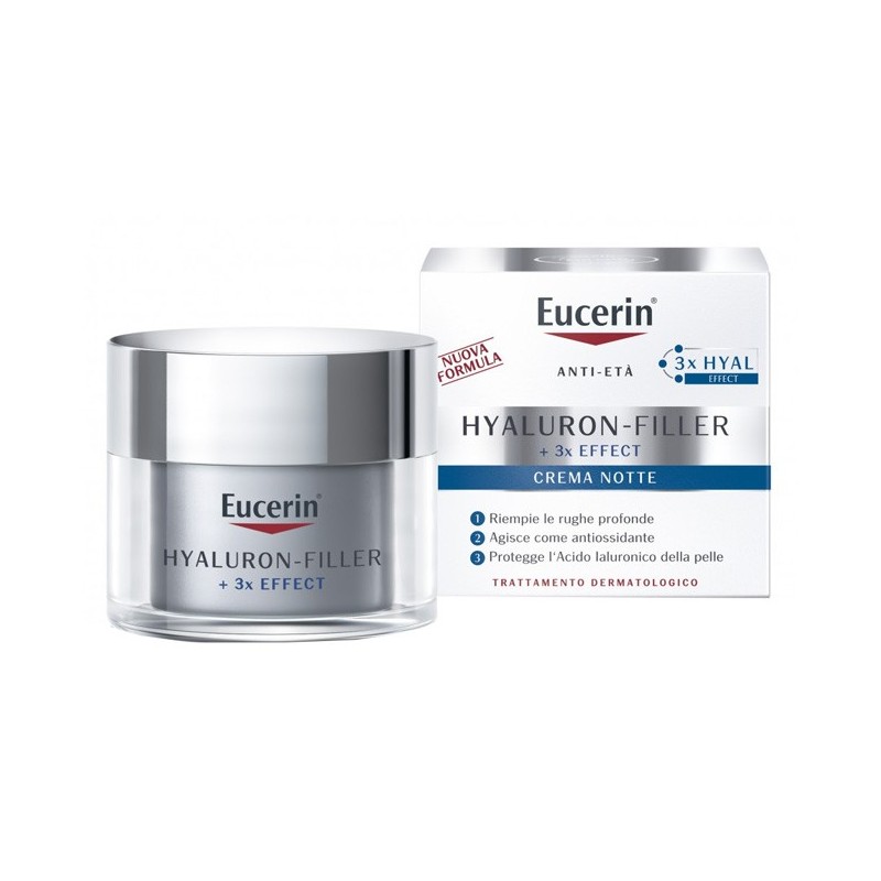 Eucerin crema hyaluron-filler notte 50 ml