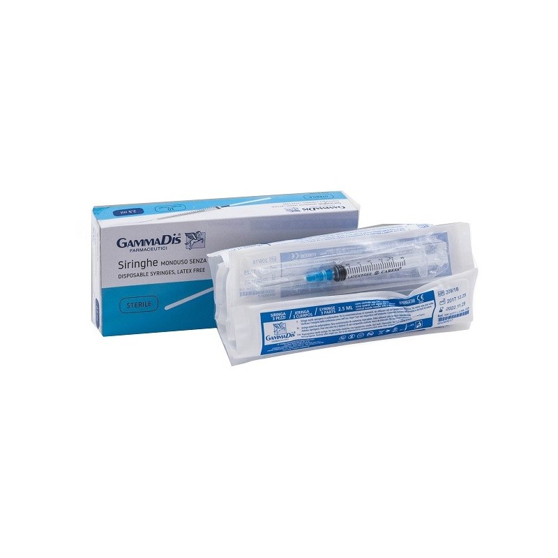 Siringa soft capacita' 2,5ml ago gauge 23 confezione 10 pezzi