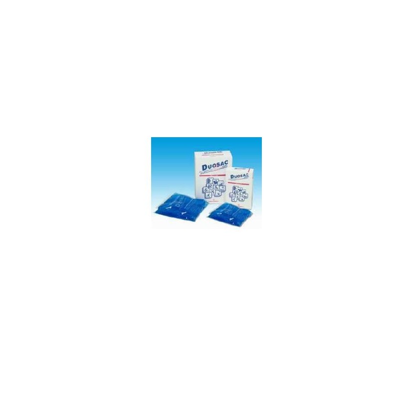 Sacchetto freddo caldo duosac 2 sacchetti con applicatore intessuto non tessuto 13x25cm