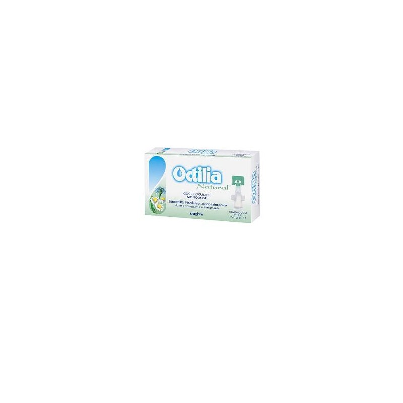 Octilia natural gocce occhi irritati e arrossati 10 flaconcini monodose 0,5 ml
