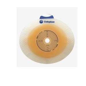 Placca per ileostomia e colostomia sistema a 2 pezzi sensuraclick foro 10-55mm flangia 60mm 5 pezzi