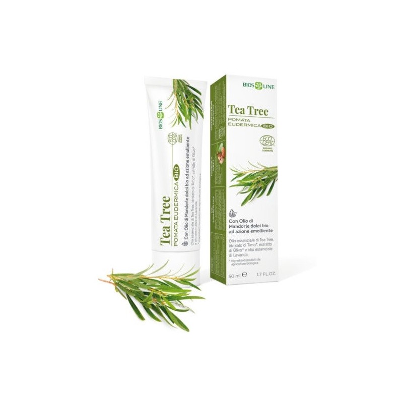 Biosline tea tree pomata eudermica cert ecocert 50 ml