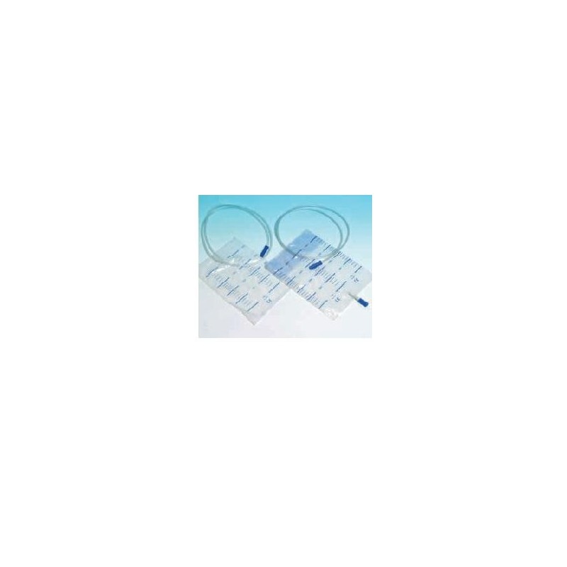 Sacca raccolta urina da letto in pvc non sterile volume 2 litri tubo lunghezza 130 cm 30 pezzi Sacca raccolta urina da letto in pvc non sterile volume 2 litri tubo lunghezza 130 cm 30 pezzi