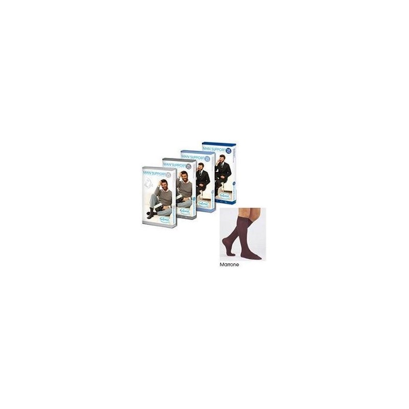 Man support 18 cotone gambaletto 18 marrone 5 Man support 18 cotone gambaletto 18 marrone 5