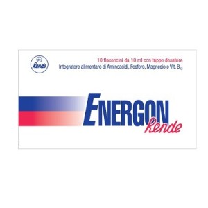 Energon rende 10 flaconcini da 10 ml l'uno con tappo dosatore