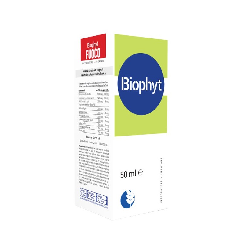Biophyt fuoco 50 ml soluzione idroalcolica Biophyt fuoco 50 ml soluzione idroalcolica