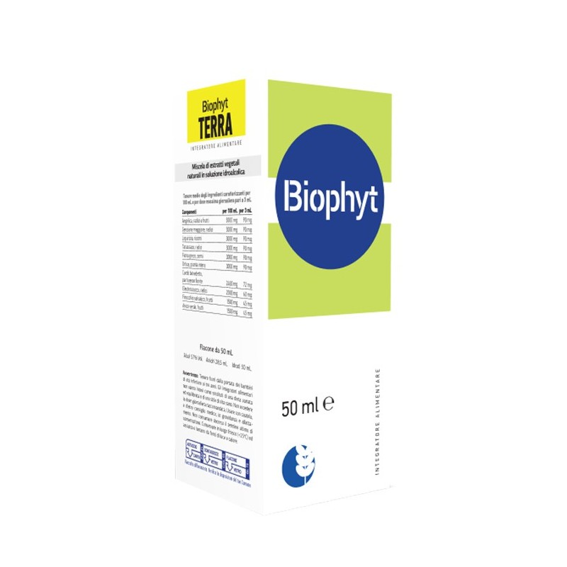 Biophyt terra 50 ml soluzione idroalcolica Biophyt terra 50 ml soluzione idroalcolica
