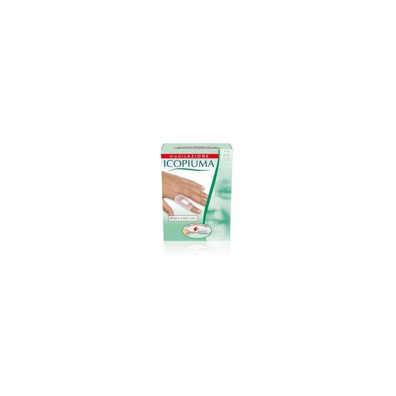 Benda icopiuma a compressione fisiologica rete dito cal 1 1pezzo con applicatore