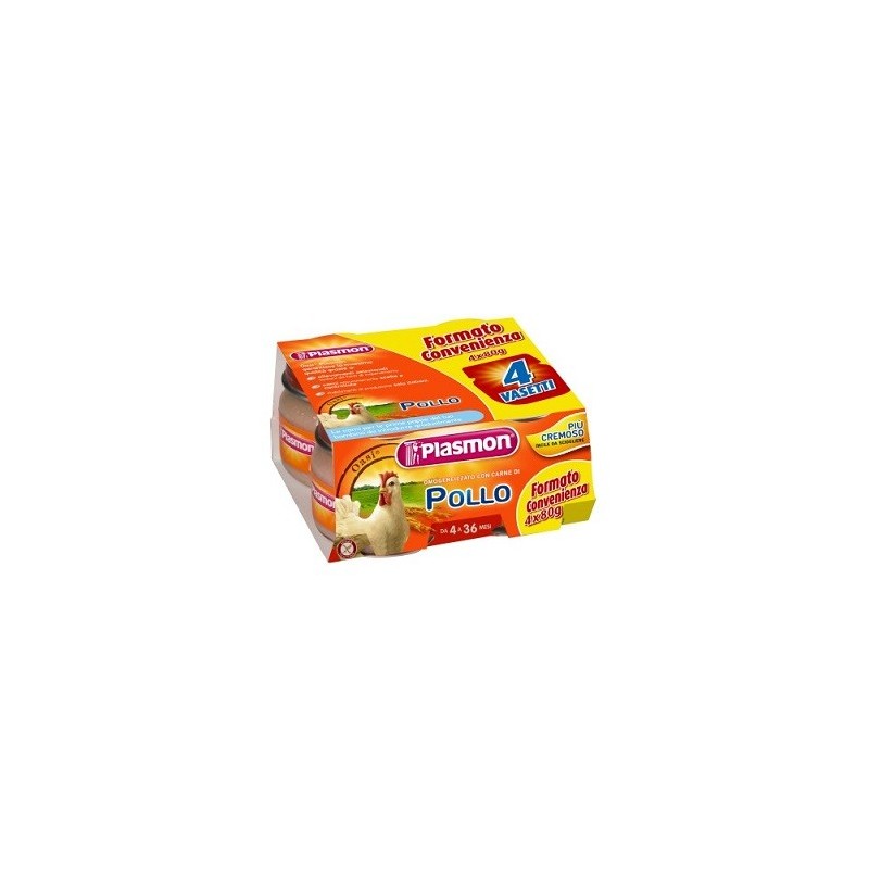 Plasmon omogeneizzato pollo con gift 4 x 80 g