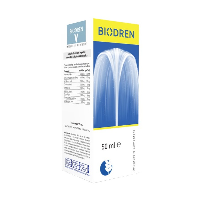 Biodren v 50 ml soluzione idroalcolica Biodren v 50 ml soluzione idroalcolica