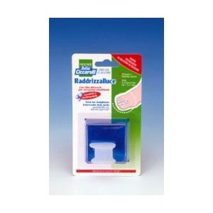 Raddrizza alluce in gel di silicone bianco semitrasparente sregamento fra il primo e il secondo dito igienepiede 1 pezzo