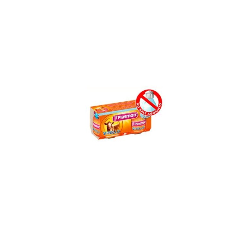Plasmon omogeneizzato vitello 80 g x 2 pezzi