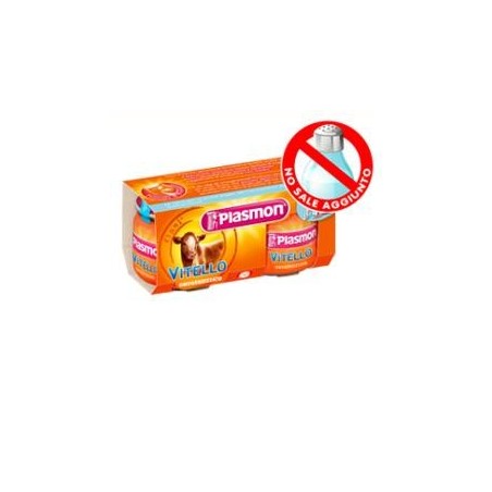 Plasmon omogeneizzato vitello 80 g x 2 pezzi