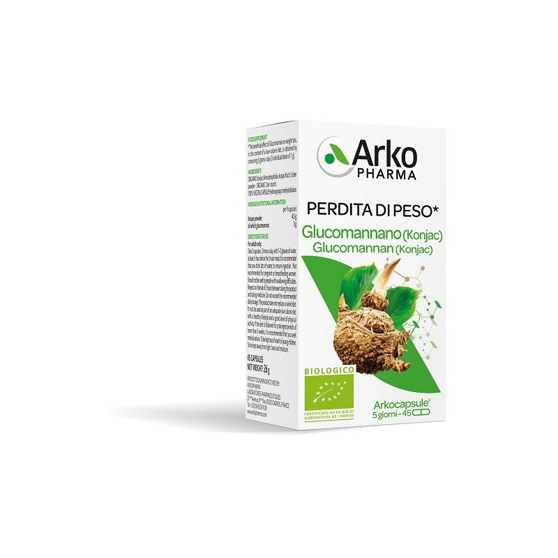 Arko capsule glucomannano bio 45 capsule
