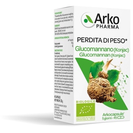 Arko capsule glucomannano bio 45 capsule