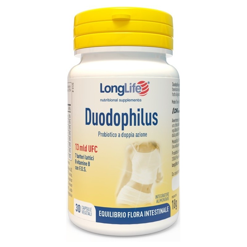 Longlife duodophilus 30 capsule vegetali Longlife duodophilus 30 capsule vegetali