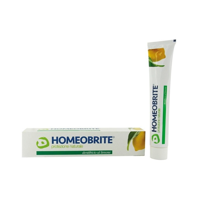 Homeobrite dentifricio al limone 75 ml Homeobrite dentifricio al limone 75 ml