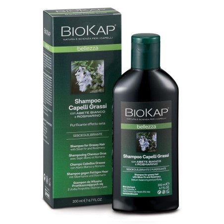 Biokap bellezza shampoo capelli grassi 200 ml biosline