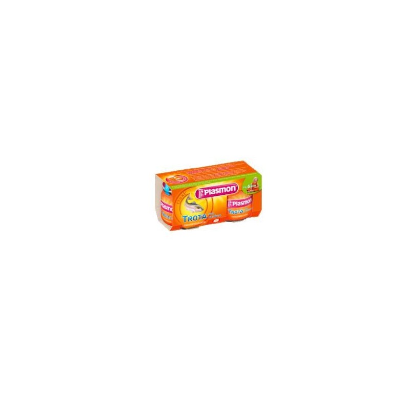 Plasmon omogeneizzato trota verdure 80 g x 2 pezzi