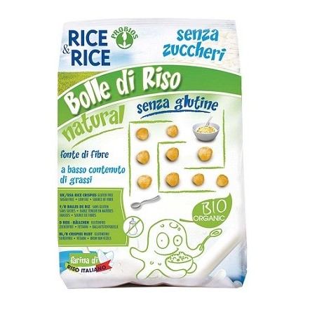 Rice&rice bolle di riso al naturale 150 g senza lievito