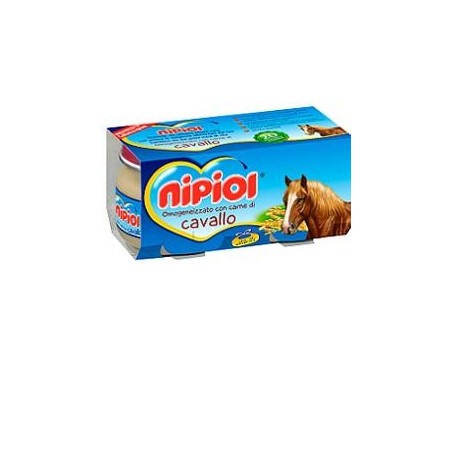 Nipiol omogeneizzato cavallo 80 g 2 pezzi