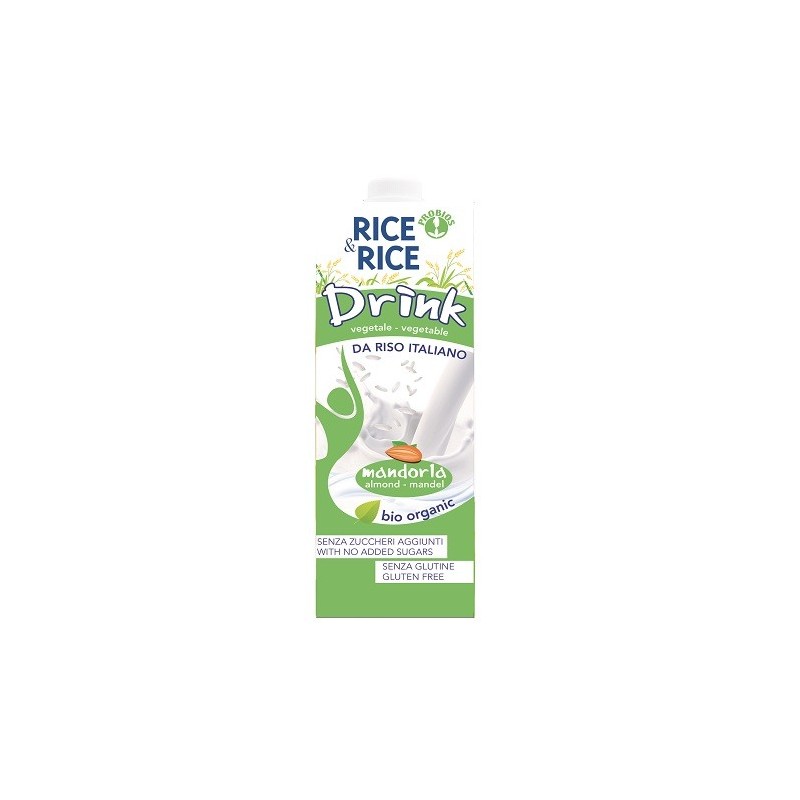 Rice&rice bevanda di riso alle mandorle 1 litro