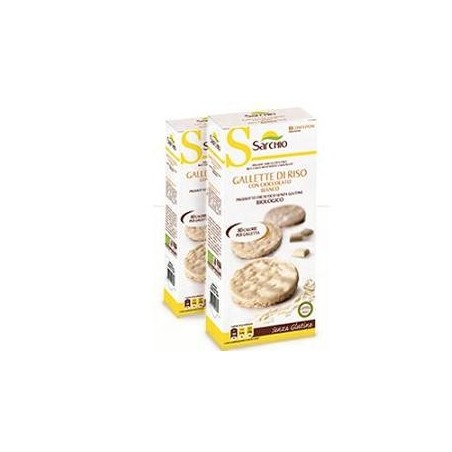 Gallette riso cioccolato bianco 100 g