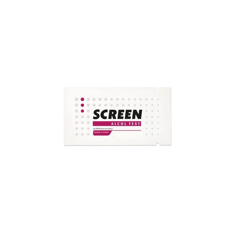 Screen alcool test salivare monouso alcoltest saliva