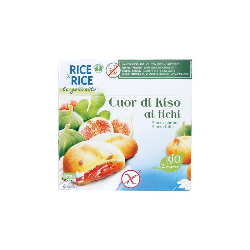 Rice&rice cuor di riso ai fichi senza latte 6 x 33 g