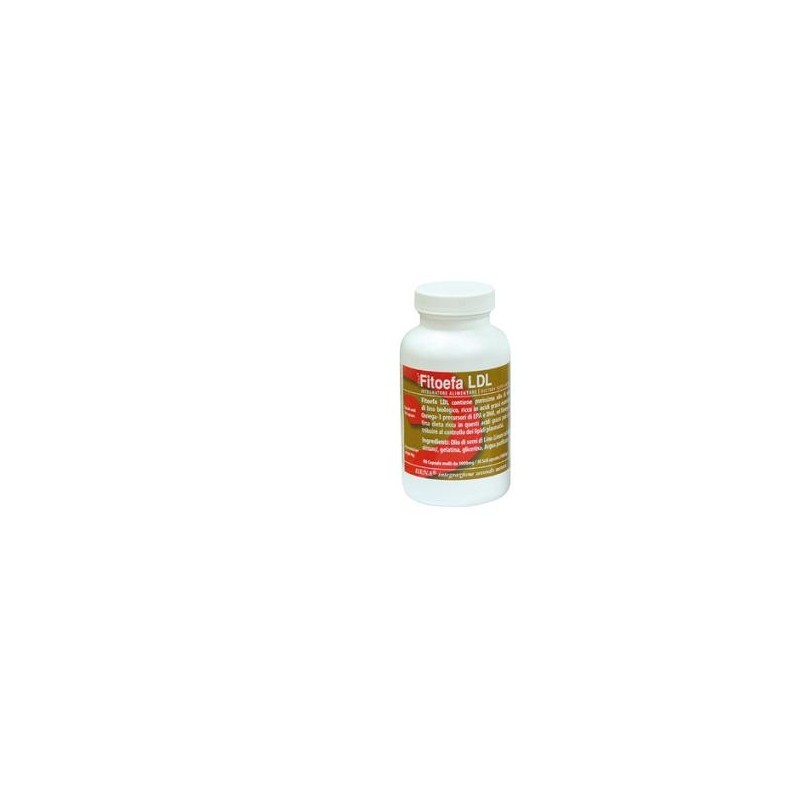 Fitoefa ldl olio di semi di lino biologiorganic flax oil 90capsule