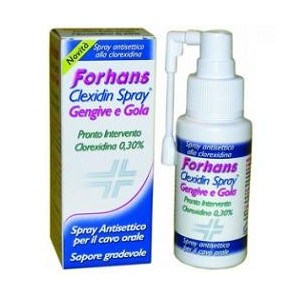 Collutorio spray con clorexidina forhans clexidin 50ml