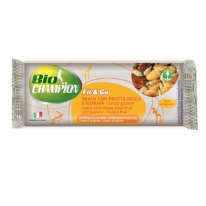 Biochampion fit&go barretta energetica frutta secca/guarana'30 g