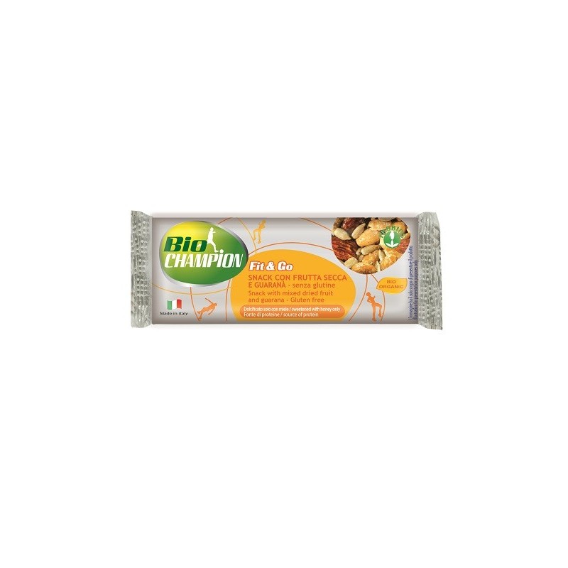 Biochampion fit&go barretta energetica frutta secca/guarana'30 g