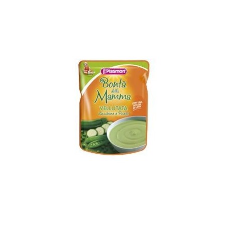 Plasmon pouches vellutata di zucchine e piselli 180 g